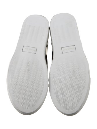 The Office of Angela Scott Leather Lasercut Accents Sneakers