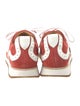 The Office of Angela Scott Suede Colorblock Pattern Sneakers