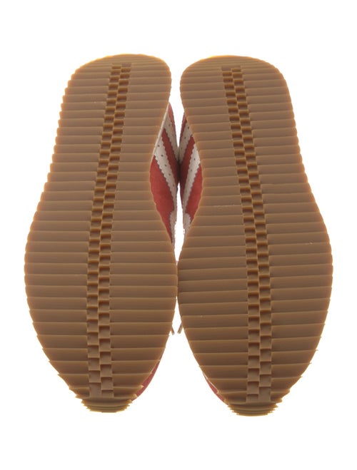 The Office of Angela Scott Suede Colorblock Pattern Sneakers