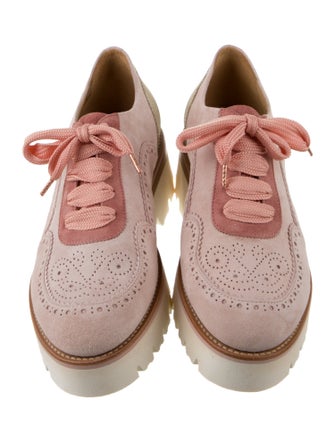 The Office of Angela Scott Suede Glitter Accents Oxfords