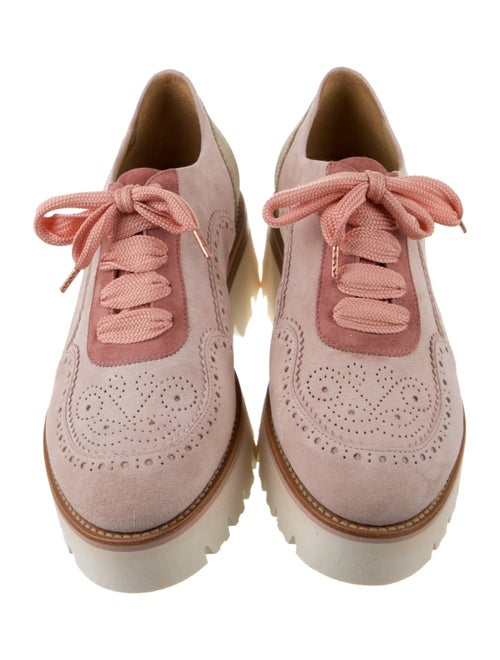 The Office of Angela Scott Suede Glitter Accents Oxfords