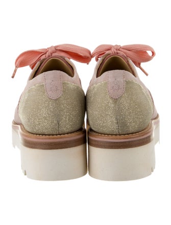 The Office of Angela Scott Suede Glitter Accents Oxfords