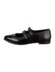 The Office of Angela Scott Leather Mary Jane Flats