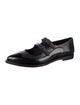 The Office of Angela Scott Leather Mary Jane Flats