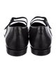 The Office of Angela Scott Leather Mary Jane Flats