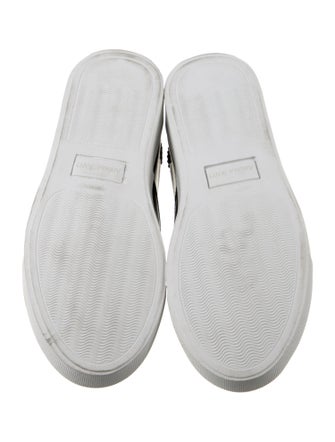 The Office of Angela Scott Leather Sneakers