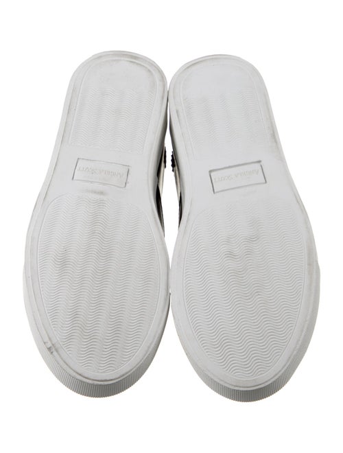 The Office of Angela Scott Leather Sneakers