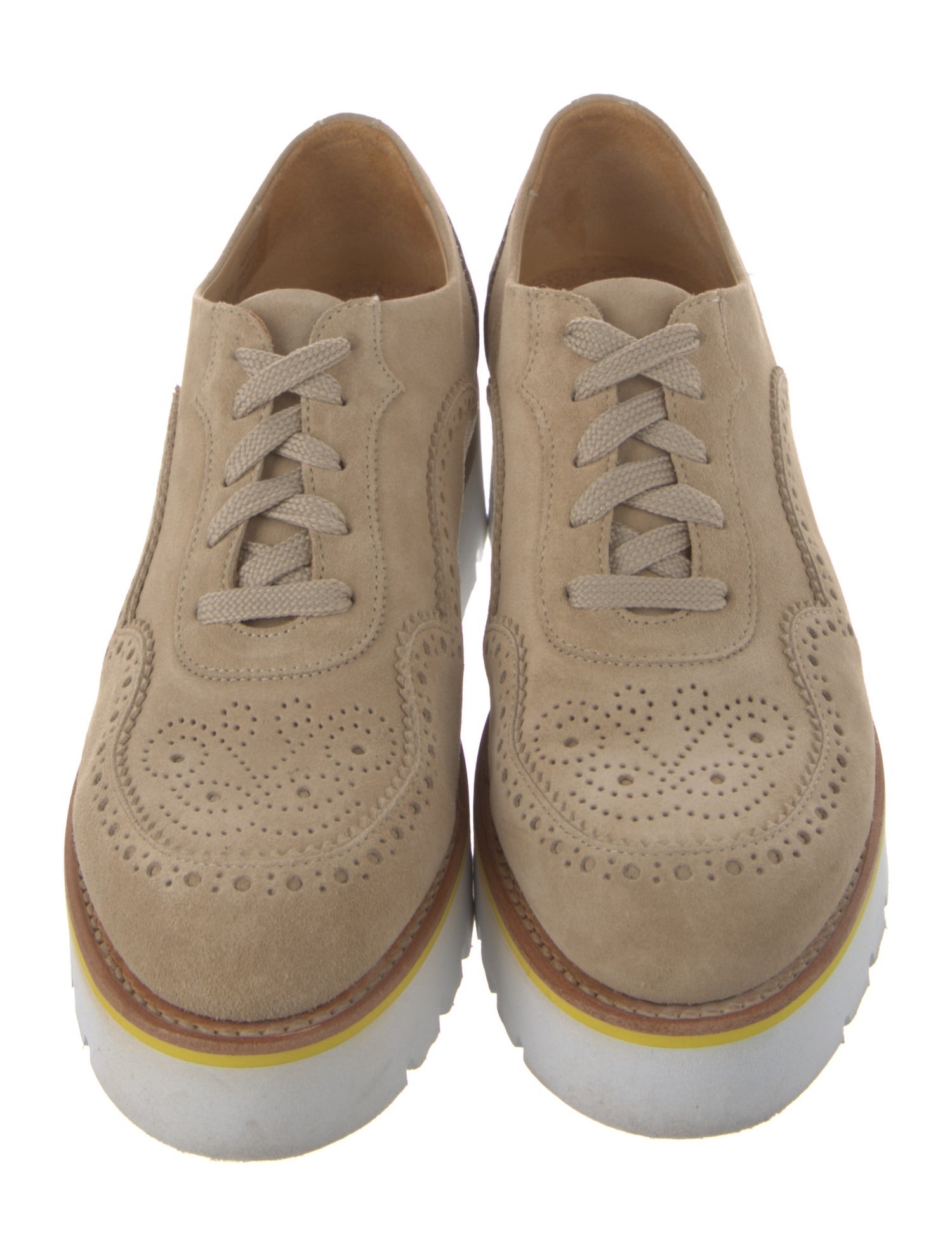 The Office of Angela Scott Leather Lasercut Accents Oxfords