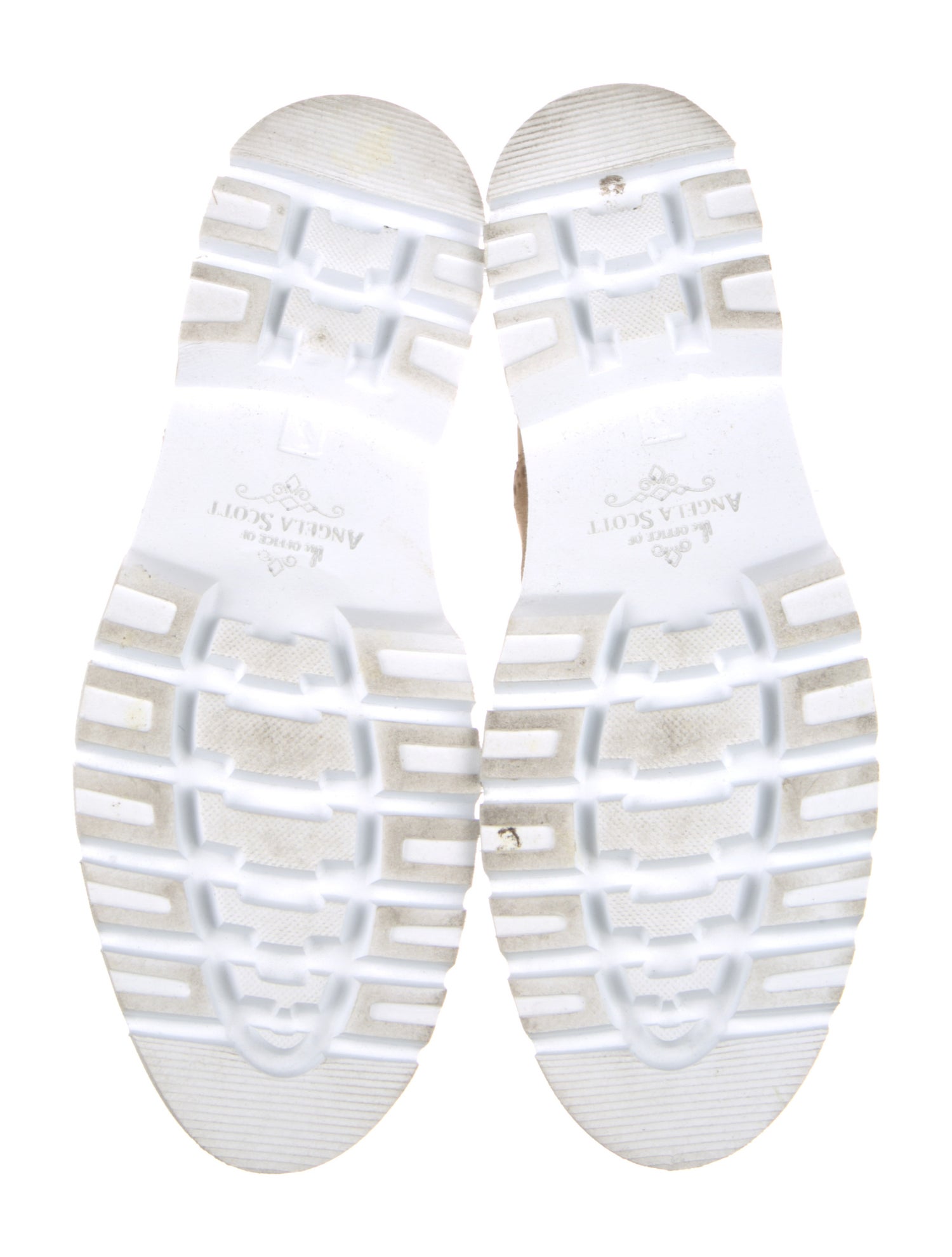 The Office of Angela Scott Leather Lasercut Accents Oxfords