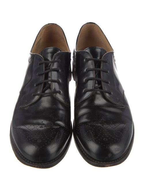 The Office of Angela Scott Leather Oxfords