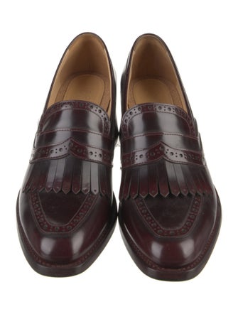 The Office of Angela Scott Leather Pumps