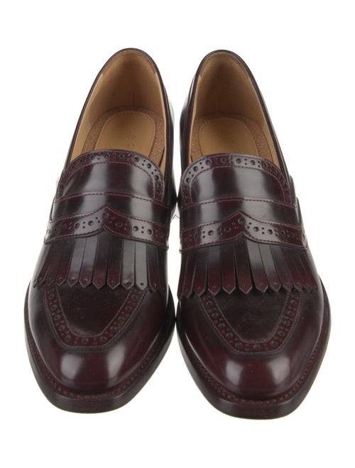 The Office of Angela Scott Leather Pumps