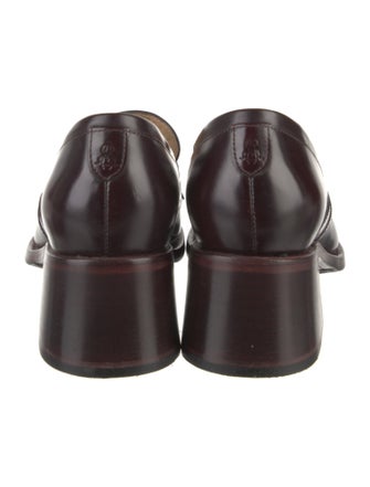 The Office of Angela Scott Leather Pumps