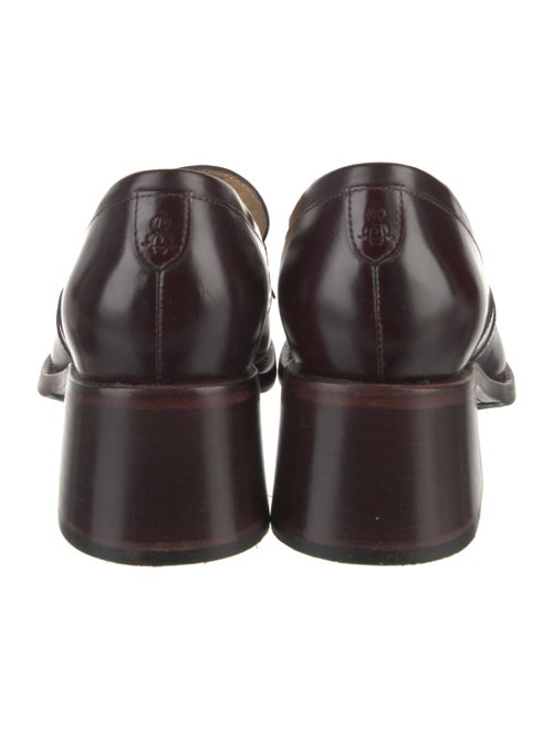 The Office of Angela Scott Leather Pumps