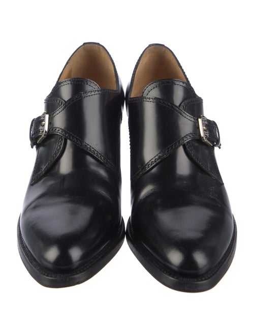 The Office of Angela Scott Leather Loafer Sneakers