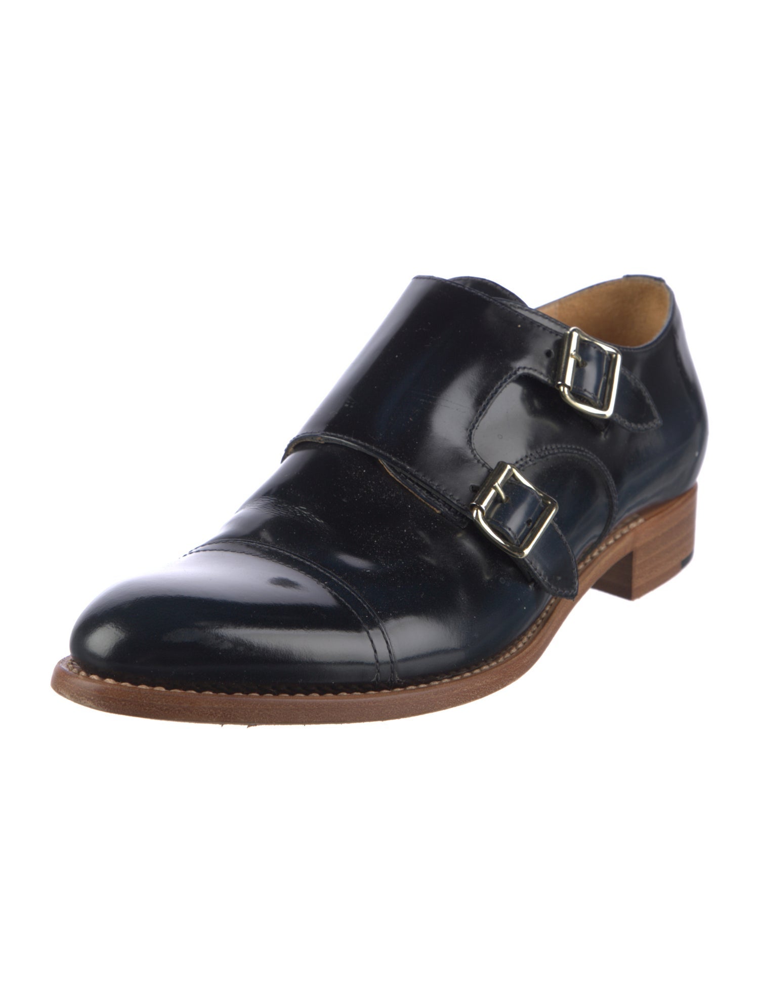 The Office of Angela Scott Patent Leather Sneakers