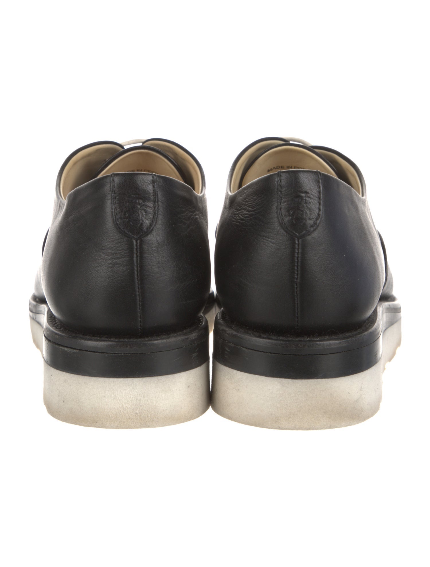 The Office of Angela Scott Leather Oxfords