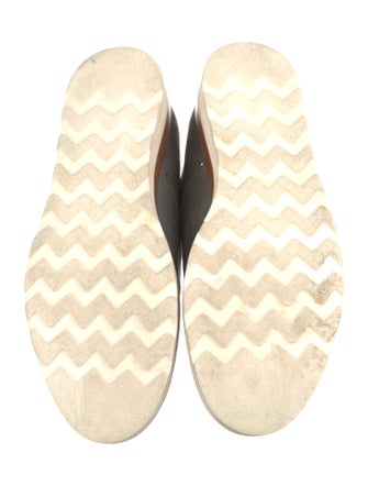 The Office of Angela Scott Suede Colorblock Pattern Mules