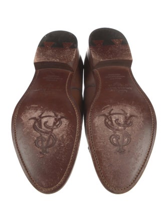 The Office of Angela Scott Leather Oxfords