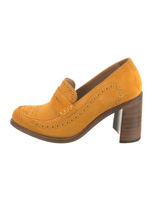 The Office of Angela Scott Suede Pumps