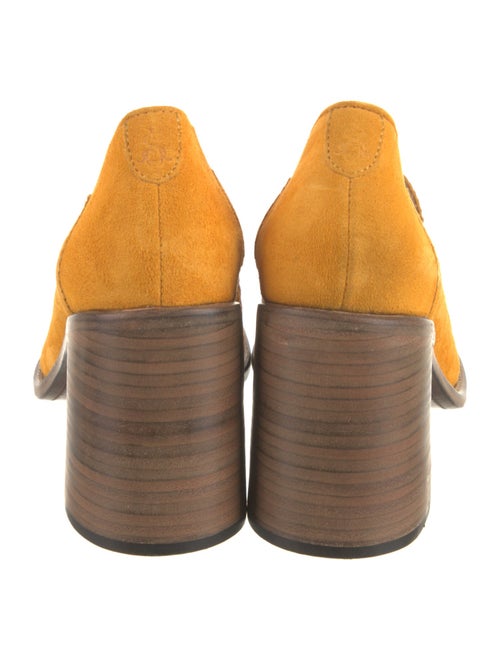 The Office of Angela Scott Suede Pumps