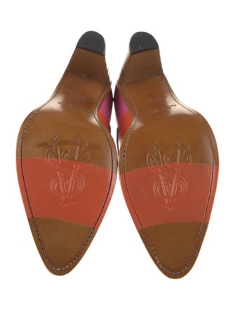 The Office of Angela Scott Leather Pumps