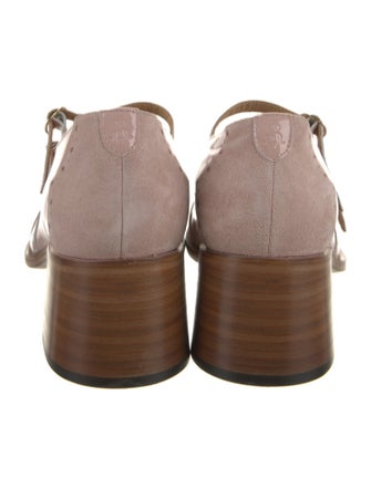 The Office of Angela Scott Patent Leather Colorblock Pattern Pumps