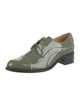 The Office of Angela Scott Patent Leather Scalloped Accent Oxfords