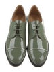 The Office of Angela Scott Patent Leather Scalloped Accent Oxfords