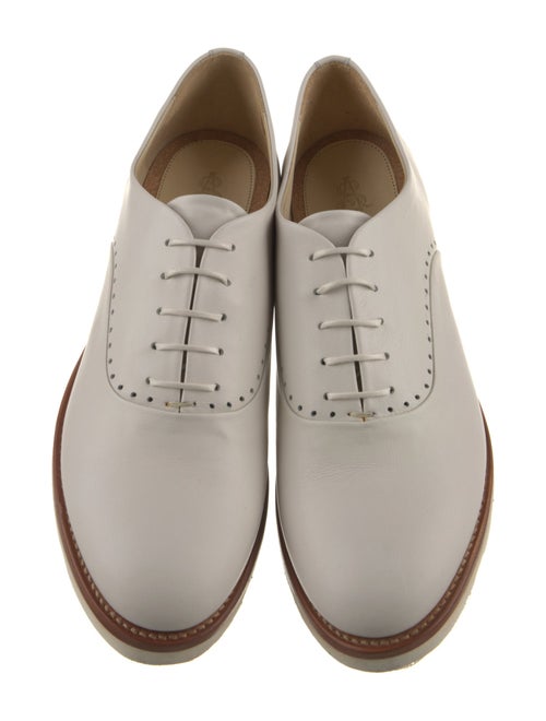 The Office of Angela Scott Leather Lasercut Accents Oxfords