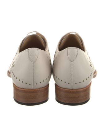 The Office of Angela Scott Leather Lasercut Accents Oxfords