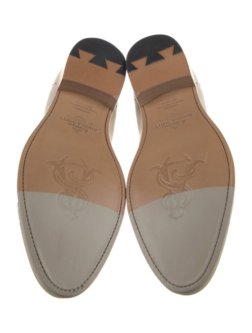 The Office of Angela Scott Leather Lasercut Accents Oxfords