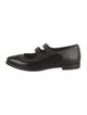 The Office of Angela Scott Leather Scalloped Accent Mary Jane Flats