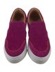The Office of Angela Scott Suede Colorblock Pattern Sneakers