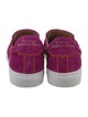 The Office of Angela Scott Suede Colorblock Pattern Sneakers