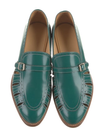 The Office of Angela Scott Leather Loafers
