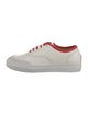 The Office of Angela Scott Leather Colorblock Pattern Sneakers