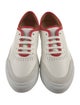 The Office of Angela Scott Leather Colorblock Pattern Sneakers