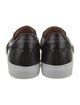 The Office of Angela Scott Leather Colorblock Pattern Sneakers
