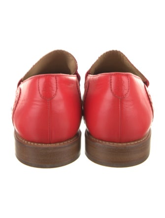 The Office of Angela Scott Leather Lasercut Accents Loafers