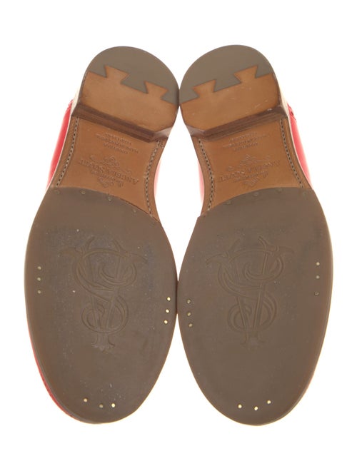 The Office of Angela Scott Leather Lasercut Accents Loafers
