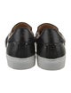 The Office of Angela Scott Leather Colorblock Pattern Sneakers