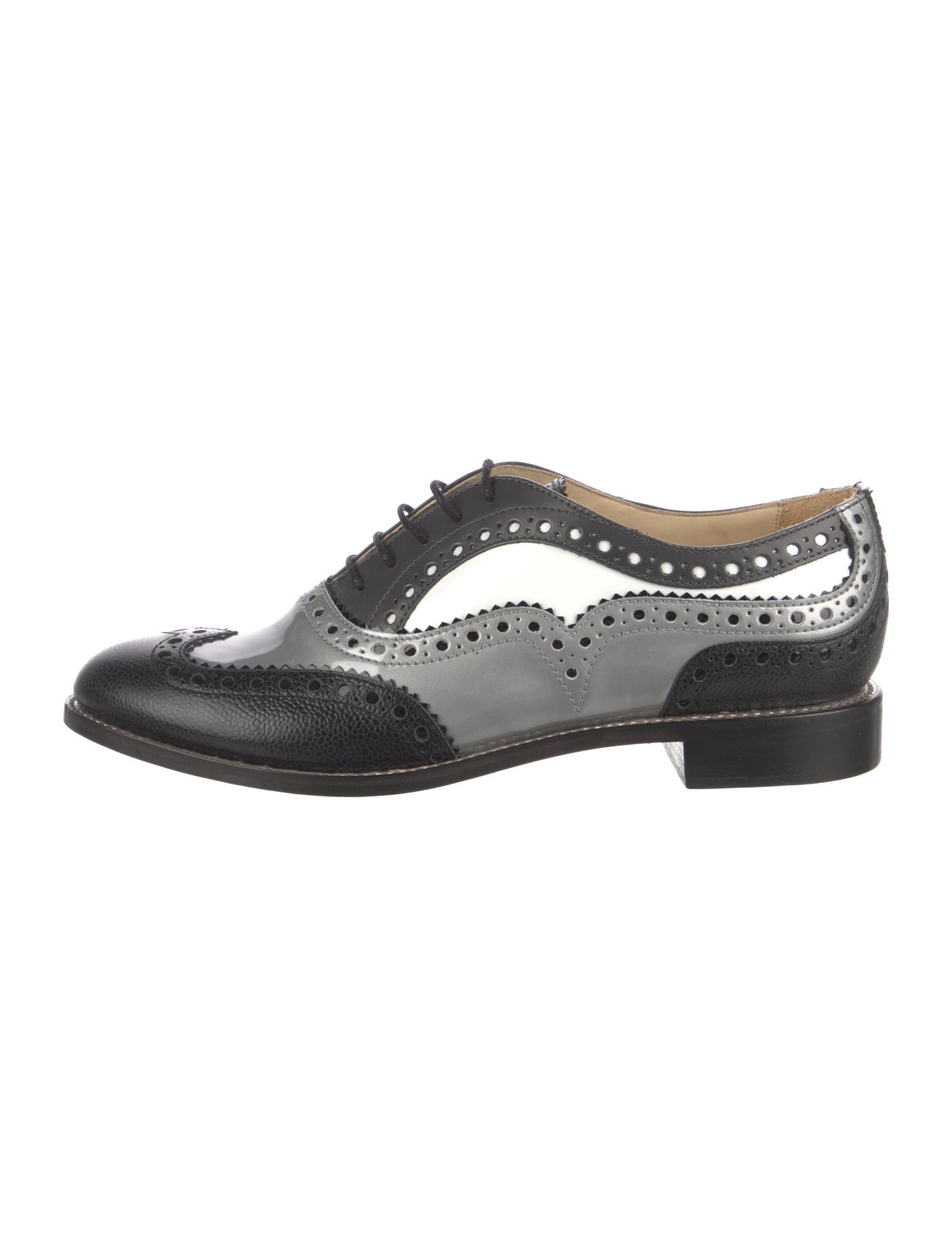 The Office of Angela Scott Patent Leather Loafers