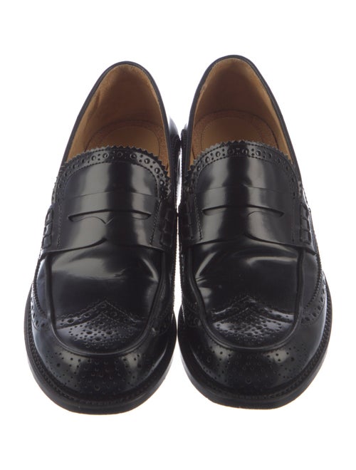 The Office of Angela Scott Leather Loafers