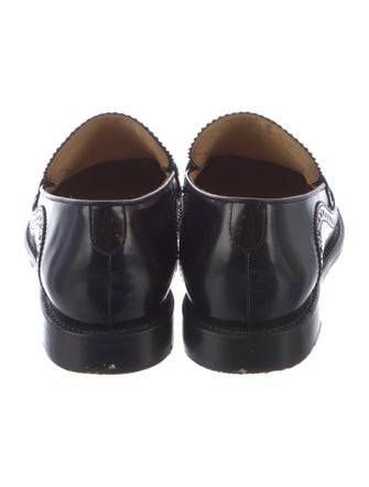 The Office of Angela Scott Leather Loafers