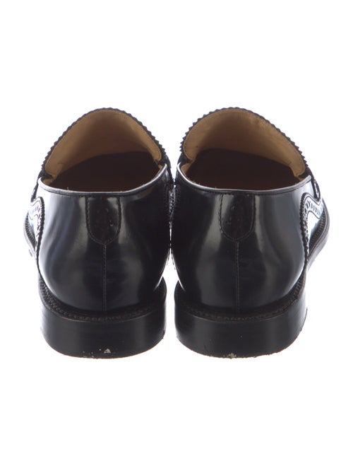 The Office of Angela Scott Leather Loafers