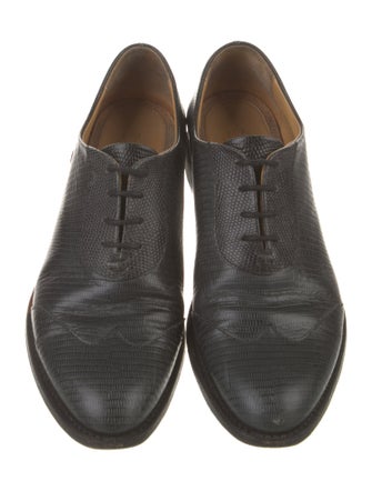 The Office of Angela Scott Leather Oxfords