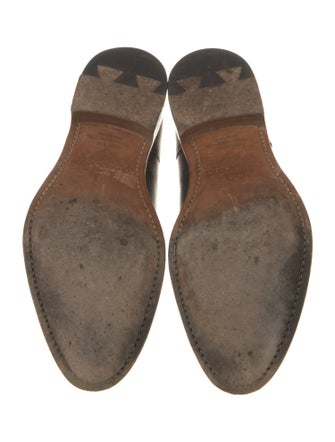 The Office of Angela Scott Leather Oxfords