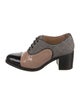 The Office of Angela Scott Patent Leather Houndstooth Print Pumps