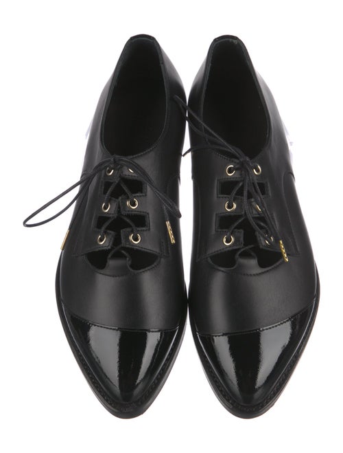 The Office of Angela Scott Leather Oxfords